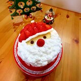 サンタクロース♪苺ショートケーキ
